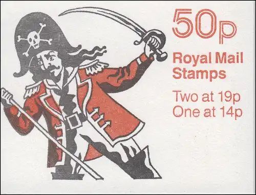 Carnets de marque du Royaume-Uni 82b Gilbert and Sullivan - Pirates 1988, **