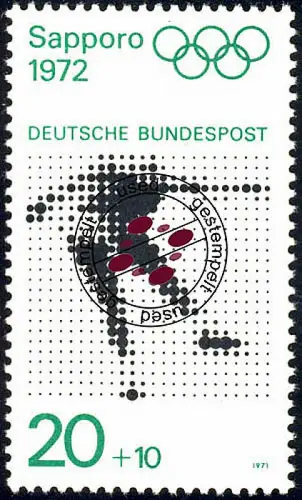 681 Jeux olympiques 20+10 Pf Course à l'art de la glace O