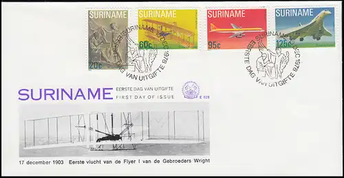 Surinam avions 1987 - Ikarus Concorde Wright-Flyer I - Bijoux-DDC