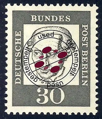 206 Élégants Allemands 30 Pf Immanuel Kant O Tamponné