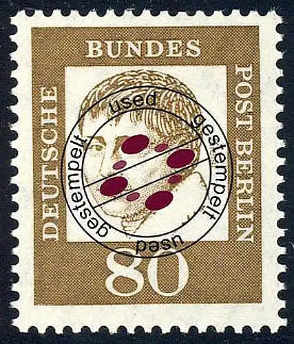 211 Bedeutende Deutsche 80 Pf Kleist O gestempelt