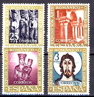 1961 Spanien Sympathie-/Mitläuferausgabe 1260/1263 **