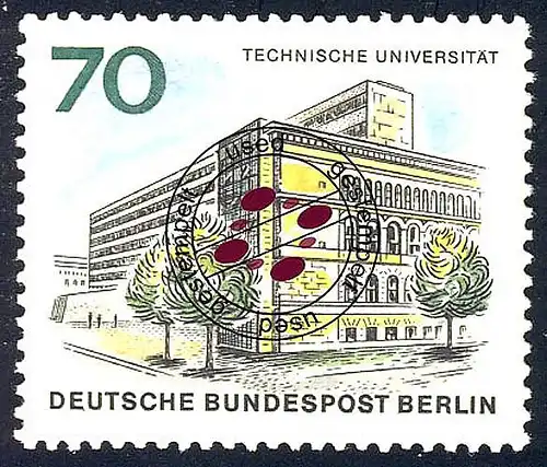261 Das neue Berlin 70 Pf Technische Universität O