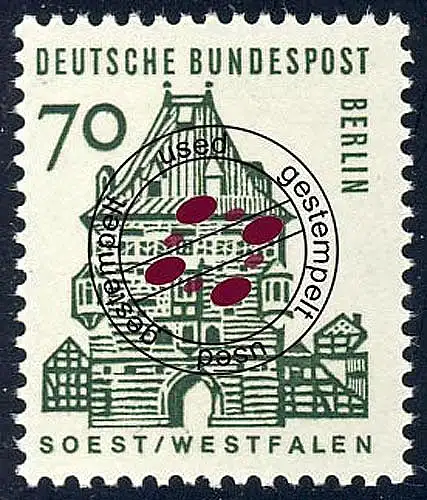 248 Bauwerke 70 Pf Osthofentor O gestempelt