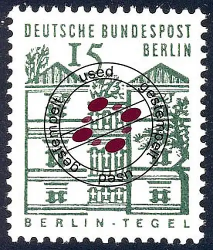 243 Bâtiments 15 Pf Château Tegel O