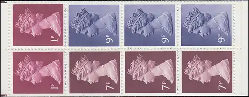 Großbritannien-Markenheftchen 41c Königin Elisabeth II. Austin, **