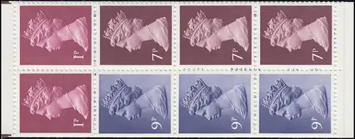 Großbritannien-Markenheftchen 40c Königin Elisabeth II.- Austin 1978, **