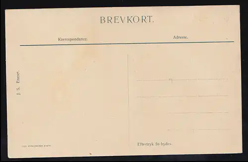 Danemark poème de poésie AK en danois: Lille Karen, inutilisé