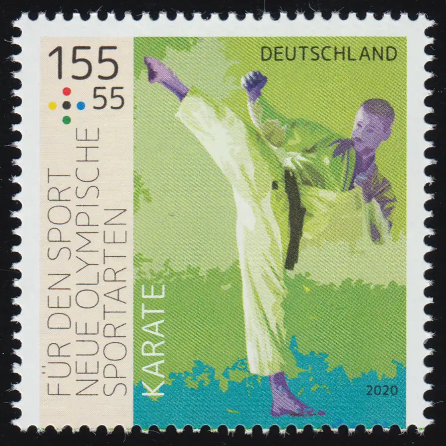 3544 Aide sportive Karate 155 centimes d'arc de dix, ** frais de port