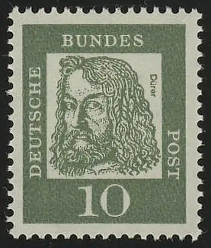 350x (sans Fluo) Allemands importants 10 Pf Albrecht Dürer **