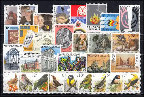 2491-2540 Belgien-Jahrgang 1992 komplett, postfrisch