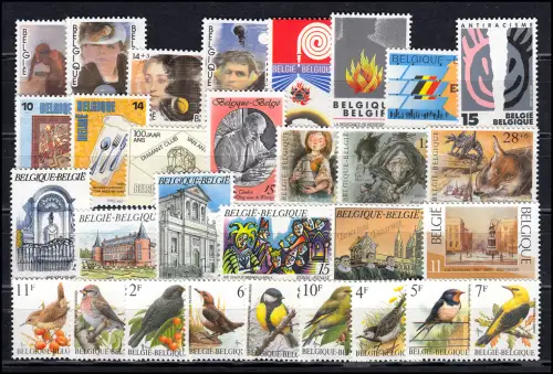 2491-2540 Belgique-Journée 1992 complète, frais de port