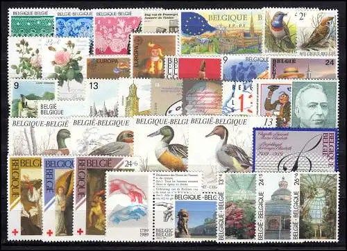 2364-2400 Belgique Année complète 1989, frais de port