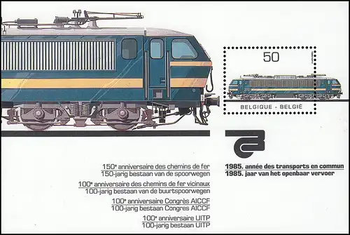 2208-2250 Belgien Jahrgang 1985 komplett, postfrisch