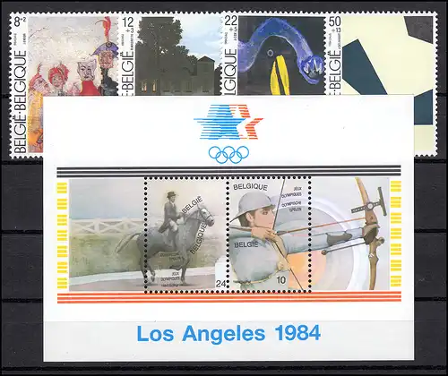 2164-2207 Belgien-Jahrgang 1984 komplett, postfrisch