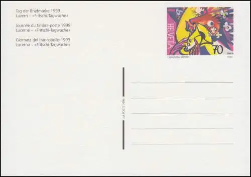 Schweiz Postkarte P 271 Tag der Briefmarke 1999, ** postfrisch