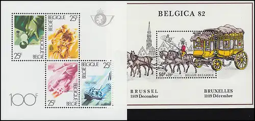 2086-2129 Belgien-Jahrgang 1982 komplett, postfrisch