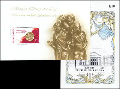 2013-2049 Belgien-Jahrgang 1980 komplett, postfrisch