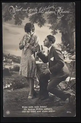 Cher AK ne pleure pas mon trésor - Attends-moi mon amour sur le Rhin...