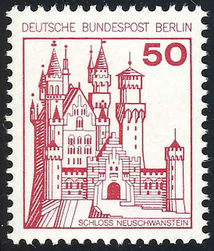 536A Châteaux et château 50 Pf Neuschwanstein **