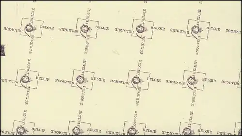 Belgien-Markenheftchen 27 Löwe und König Baudouin 20 Franc 1975, mit ZB **