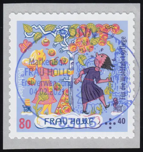 3591 Mme Holle, autocollante, numéro UNGERADER, EV-O Bonn 4.2.21