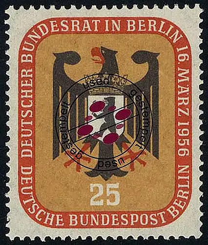 137 Bundesrat Berlin 25 Pf O