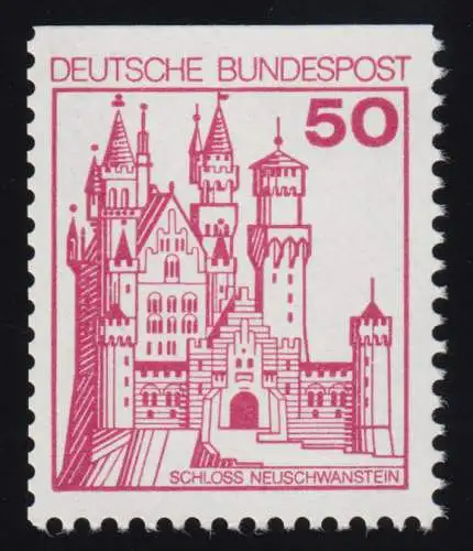 916C Châteaux et château 50 Pf Neuschwanstein, **