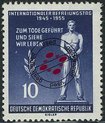 459A Libération 10 Pf, dancé, O