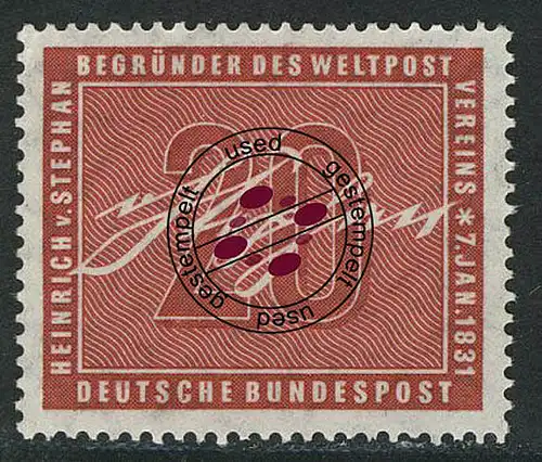 227 Heinrich von Stephan O gestempelt