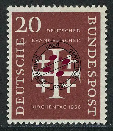 236 Jour de l'Église 20 Pf O Tamponné