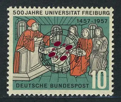 256 Uni Freiburg O gestempelt