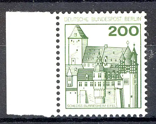 540 châteaux et ch. 200 Pf bord de page ** frais de port