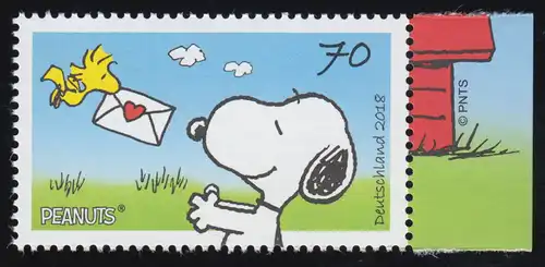 3369 BD 70 centimes de post pour Snoopy du bloc 82, **