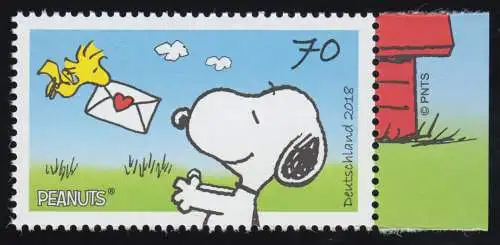 3369 Comics 70 Cent Post für Snoopy aus Block 82, postfrisch **