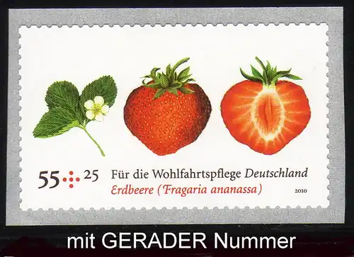 2777 Erdbeere sk mit GERADER Nummer, **