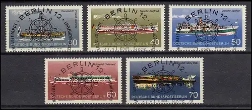 483-487 Transport de passagers 1975 - Lot plein ESSt BERLIN