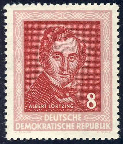 309 Händelfest 8 Pf Albert Lortzing, postfrisch **