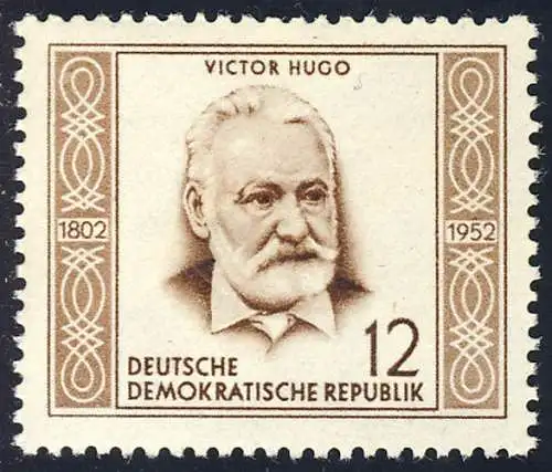 311 Victor Hugo 12 Pf, postfrisch **