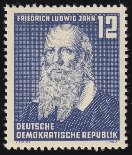 317 YII Friedrich Ludwig Jahn Wz. YII, postfrisch **