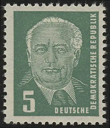 322zb YI Wilhelm Pieck 5 Pf Wz.2 Yl ** testé