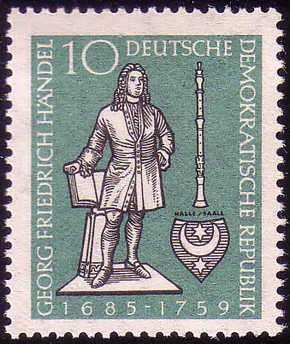 682 Georg Friedrich Händel 10 Pf **