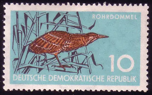 689 Naturschutz Rohrdommel 10 Pf, postfrisch **