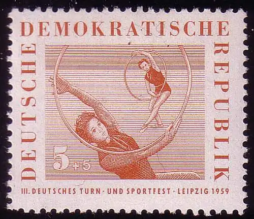 707 Fête de gymnastique 5+5 Pf **