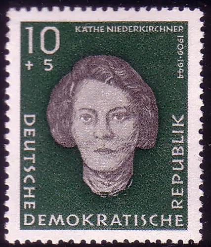 716 Gedenkstätte Ravensbrück Niederkirchner 10+5 Pf, postfrisch **