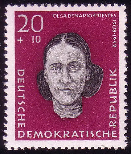718 Mémorial de Ravensbrück Benario-P. 20+10 Pf **
