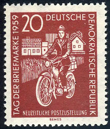 736 Jour du timbre 20 Pf **