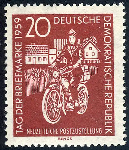 736 Tag der Briefmarke 20 Pf **