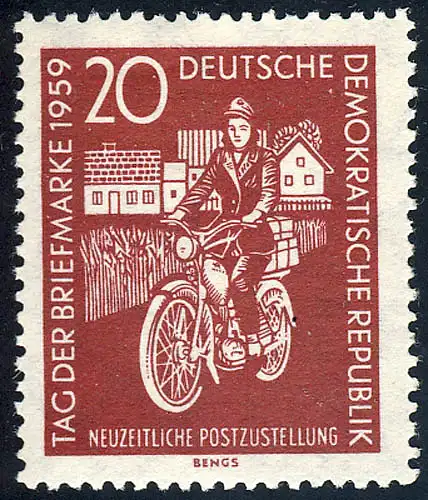 736 Tag der Briefmarke 20 Pf **