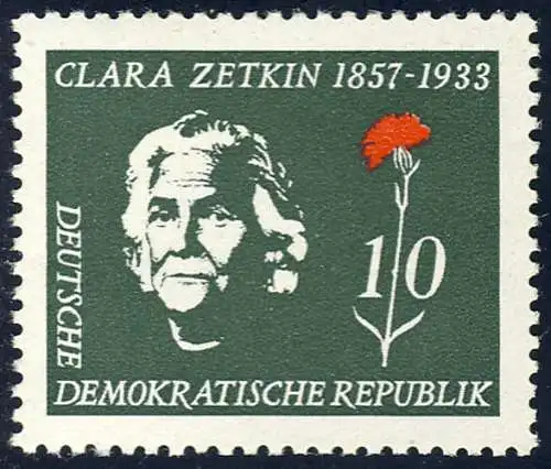 592 Clara Zetkin, postfrisch **